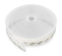 JEMESI Tira de Sellado, Tira Autoadhesiva Silicona Transparente Cinta Calafateo para Puerta Autoadhesiva para Puertas y Ventanas, Transparente(10m/25mm)