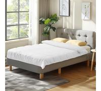 JEMIDI Edredon Cama 135 cm - Edredon Nordico Cama 135 x 200 cm - Relleno Nordico de Poliéster - Edredón Invierno Cama 135 cm - Lavable en Lavadora - Blanco