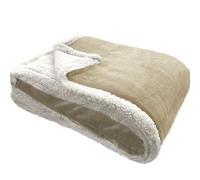 JEMIDI Manta para sofá de 180 x 220 cm, Aspecto de Piel de Cordero, Manta de sofá Sherpa, Manta de sofá, Manta cálida y Pesada, Manta mullida