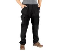 JEMIDI Pantalon Trabajo Hombre - Material Resistente y Cómodo - Pantalones de Trabajo Hombre Elasticos con Bolsillos - Ropa de Trabajo para Taller Carpintero Senderismo - Talla L