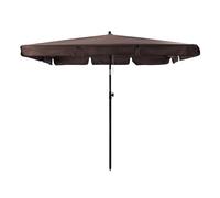 JEMIDI Sombrilla terraza - Parasol terraza exterior - Sombrillas jardin grandes 200 x 125 cm - Sombrilla XXL con UPF 50+ y bolsa de transporte - A prueba de viento - Parasol Beige