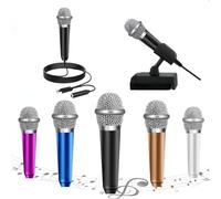 JeMii Mini micrófono para iPhone, micrófono en miniatura, micrófono ASMR, se puede utilizar para cantar, grabar video o audio, llamadas de voz, YouTube, blog (negro)