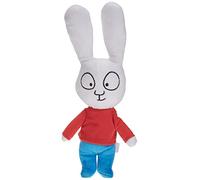 Jemini 023429, Conejo Simón de Peluche, Aproximadamente 27 cm, Color Blanco, Azul y Rojo