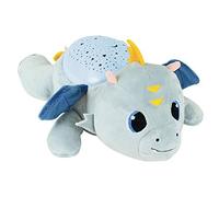 Jemini et lumineuse León Leon LE Dragon-Peluche Musical y Luminoso (+/-34 cm), Color Blanco (CIJEP 023965)