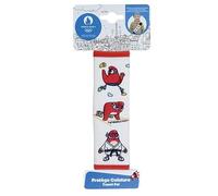 Jemini - Juego de campos olímpicos para niños (19 cm), color rojo