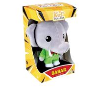 Jemini - Peluche Babar de 13 cm | Colección Kid'Collect | Rey Babar Suave y majestuoso | Marca Francesa | Colores Vivos | Peluche Coleccionable | Compañero de la Infancia | Idea de Regalo para niños