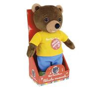 Jemini- Petit Ours Brun Peluche Musicale +/20 cm, 023799