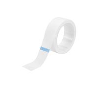 Jemora 1 rollo de cinta adhesiva transpirable para injerto de pestañas tela no tejida fácil de rasgar para extensión de pestañas 1,2 cm de ancho 4,3 metros de largo