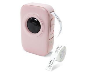 Jemora Impresora de etiquetas D30 PRO Impresora de etiquetas para teléfono inteligente de bolsillo Impresión térmica inalámbrica BT Soporte de 203 ppp Etiqueta adhesiva de 15 mm de ancho Etiqueta adhe