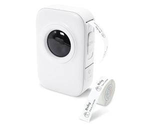 Jemora Impresora de etiquetas D30 PRO Impresora de etiquetas para teléfono inteligente de bolsillo Impresión térmica inalámbrica BT Soporte de 203 ppp Etiqueta adhesiva de 15 mm de ancho Etiqueta adhe