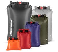 Jemora Juego de Bolsas secas Impermeables ultraligeras Poliéster 70D Resistente al desgarro Ideal para Acampar al Aire Libre Mochilero Paseos en Kayak y Viajes Drybag 6 Piezas