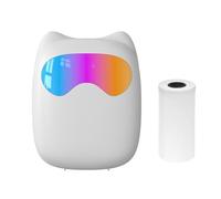 Jemora Mini impresora fotográfica instantánea térmica de bolsillo, máquina para hacer etiquetas, conexión inalámbrica BT, compatible con aplicaciones de Android o iOS, compatible con etiquetas de reci