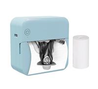 Jemora Mini Impresora térmica de Bolsillo, multifunción, portátil, Fabricante de Pegatinas, 300 PPP, impresión instantánea de Fotos, Compatible con conexión BT para Smartphone con 1 Rollo de Papel de