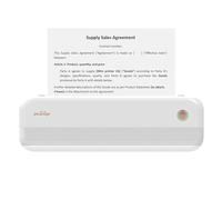 Jemora P40 Impresora térmica portátil A4 Impresora fotográfica móvil inalámbrica Compatible con 2''/3''/4''/216 mm/210 mm Ancho de Papel A4 y A5 Impresión sin Tinta Archivo PDF Página Web Imagen de