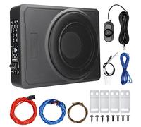Jemora Subwoofer para Coche de 10 Pulgadas y 600 W, Amplificador de Potencia bajo el Asiento de Graves Puros de Alta Potencia, Altavoz de 12 V para Coche, camión, Caravana
