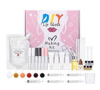 JEMPET Lip Gloss DIY Kit de elaboración de labios - DIY Lipgloss Lipstick Material Cosmetic Material Cosmetic Maquillaje Juego de Herramientas de Maquillaje
