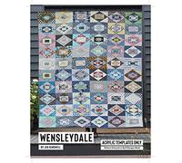 Jen Kingwell Juego de plantillas de acrílico - Wensleydale (para usar con un patrón encontrado en el libro de recetas de edredón de Jen Kingwell)