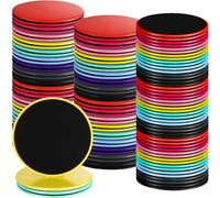 Jenaai Core Sliders - Discos deslizantes de ejercicio a granel, regalos para clases de entrenamiento en grupo, fitness, entrenamiento, almohadillas AB de doble cara para gimnasio HIIT, alfombra, suelo