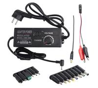 Jenalinng Fuente de alimentación universal de 3-36 V 4 A 144 W 3 V 5 V 6 V 9 V 12 V 15 V 18 V 20 V 24 V 30 V 36 V Conmutación variable ajustable duradera fácil de instalar enchufe europeo