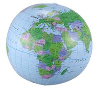 Jenalinng Juguete inflable globo formación geografía mapa globo waterpolo 40 cm
