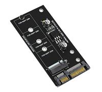 Jenalinng M.2 - Adaptador SATA M2 a SATA, adaptador M.2 a SATA, convertidor M.2 NGFF 2,5 SATA3 Card B Key para SSD 2230-2280 M2