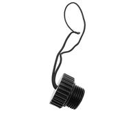 Jenalinng Válvula de botella DIN para buceo 5/8 - 14 tapón antipolvo protector para depósito de depósito, color negro