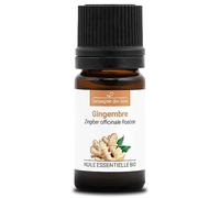 JENGIBRE - 5 mL - Aceite Esencial Orgánico - 100% Puro, Natural, Quimiotipado y Certificado AB