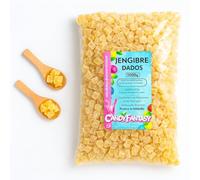 Jengibre Deshidratado 1Kg | Jengibre Cristalizado, Dulce y Aromático, Ideal para Repostería, Postres, Infusiones y Snacks Naturales - Candy Fantasy