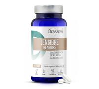 Jengibre en Cápsulas | Digestión, Mareos e Inmunidad | Drasanvi | Apoya digestión e inmunidad | Reduce mareos en viaje | Extracto 8:1, 16,5 mg gingeroles | Vegano