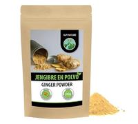 Jengibre en polvo (250g), jengibre molido, especia 100% natural, suavemente secado y molido, vegano y sin aditivos