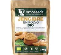 Jengibre en polvo Bio 200G | Articulaciones, Digestión | 100% raíces de Jengibre Orgánico Deshidratado | Sabor picante y alimonado | Primera Calidad
