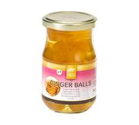 Jengibre en trozos en almíbar 240 g en frasco de cristal, ingrediente versátil para repostería, cocina asiática, salsas e infusiones, sabor dulce-picante y sirope aromático