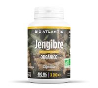 ✿ Jengibre Orgánico - 2000 mg por dosis diaria - Digestión - 200 comprimidos - Alta Concentración, Formato Ahorro, Premium y Vegetal
