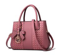 Jeniulet Bolsos para mujer Moda para mujer Cuero de PU con asa superior Bolsos de asas de hombro