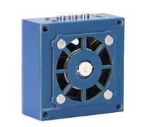 Jenivaint Absorbedor de Humo de Soldadura Ventilador Extractor de Humo con Batería Aleación de Aluminio ABS 10000 RPM 3 Velocidades con Lámpara Ventilador de Enfriamiento Portátil para Banco de