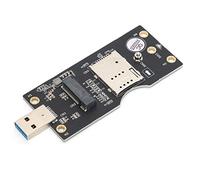 Jenivaint Adaptador M.2 a USB 3.0 Tarjeta Elevadora Key B con Ranura para Tarjeta SIM Compatible con Módulo NGFF 3042 3052 de 85 Mm para Redes 2G 3G 4G LTE WiMAX Integración y Pruebas de PC