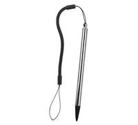 Jenivaint Bolígrafo Resistivo para Pantalla Táctil, Bolígrafo de Punta Dura con Cable de Resorte, Compatible con Navegador de Coche para PC Industrial POS PDA, para Dispositivos c (Silver)