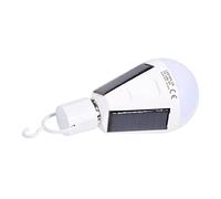 Jenivaint Bombilla LED Solar, Carcasa de PC E27, Bombilla Solar con Batería de 1200 MAh, Lámpara Colgante con Gancho Hermético IP65, Luz de Emergencia de 4 a 6 Horas para Acampadas, Viajes, Cortes