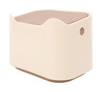 Jenivaint Bote de Basura para para Gatos, Contenedor de Basura Cerrado con Tapa a Presión, Material PP de Alta Resistencia, Control de Olores, Diseño Compacto de 18 X 12,5 X 13 Cm para Uso Doméstico