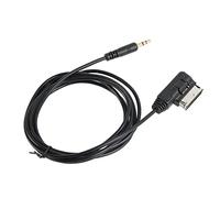 Jenivaint Cable Auxiliar DC3.5mm a AMI MMI, Adaptador de Cable de Audio de 1,8 M con Conector de 3,5 Mm para Tableta de Teléfono Móvil A3 A4 A5 A6 A8 Q5 Q7 R8 TT MP3