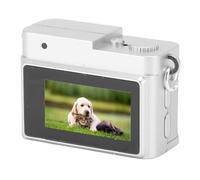 Jenivaint Cámara con Llavero de 64 GB, Vídeo Full HD 1080P, Foto de 2 MP, Pantalla a Color de 0,96 Pulgadas con 4 Filtros y Luz LED, para Fotografía de Viajes Escolares (White)