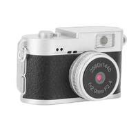 Jenivaint Cámara Digital Retro, Fotos de 2 MP, Vídeo 4K HD, Pantalla a Color de 1,47 Pulgadas, con 4 Filtros, Luz LED, Tarjeta TF de 32 GB, para Creadores de Contenido, Vlogging, Viajes (Black)