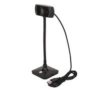 Jenivaint Cámara Web HD, Cámara USB 720P con Micrófono de Reducción de Ruido Gran Angular de 60 Grados Rotación de 360 Grados 30, para Mac Videollamadas Cursos en Línea