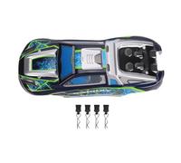 Jenivaint Carcasa de Carrocería de Coche RC, Carcasa de Repuesto para Camiones Todoterreno SCY16101 SCY16102 SY16101PRO SY16102PRO 1:16 4WD, con Diseño de Graffiti (Blue)