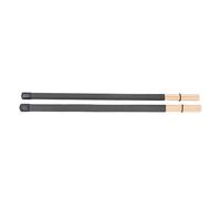 Jenivaint Cepillo para Batería, de bambú para una Fácil Percusión y de Sonido, Diseño Liviano y Compacto, con Bolsa de Almacenamiento Portátil, para Batería Jazz Drum (BLACK)