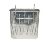Jenivaint Cesta Porta Palillos, Rejilla de Secado de Utensilios con Compartimentos Divididos de Acero Inoxidable de Gran Capacidad para Almacenamiento de Cubiertos de Cocina