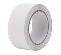 Jenivaint Cinta Antideslizante PEVA Tira de Seguridad 5 Mx 50 Mm Cinta Abrasiva para Piso de Escalones de Escaleras Adhesivo Fuerte Fácil de Aplicar para Escaleras Interiores y Exteriores Baño (WHITE)