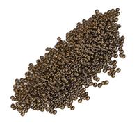 Jenivaint Cuentas de Crimp para Bisutería, 500 Piezas 2mm Redondas de | Latón, Pulsera Collar Reparación, Topes Terminales para Enhebrado, Diseño Simple de Deslizamiento