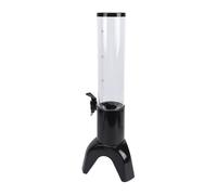 Jenivaint Dispensador de Bebidas Tipo Torre, Torre para Mimosas de 1,5 L con Tubo para Hielo, Base de 3 Patas con Escala de Medición, Dispensador de Bebidas de Sobremesa para Fies