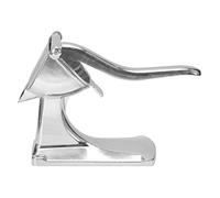 Jenivaint Exprimidor Manual, Exprimidor de Limón, Extractor de Prensa de | Plata, 9,1 Pulgadas, Almohadillas de Goma, Diseño de Manivela, para Tomate, Lima, Cítricos, , Aleación de Aluminio